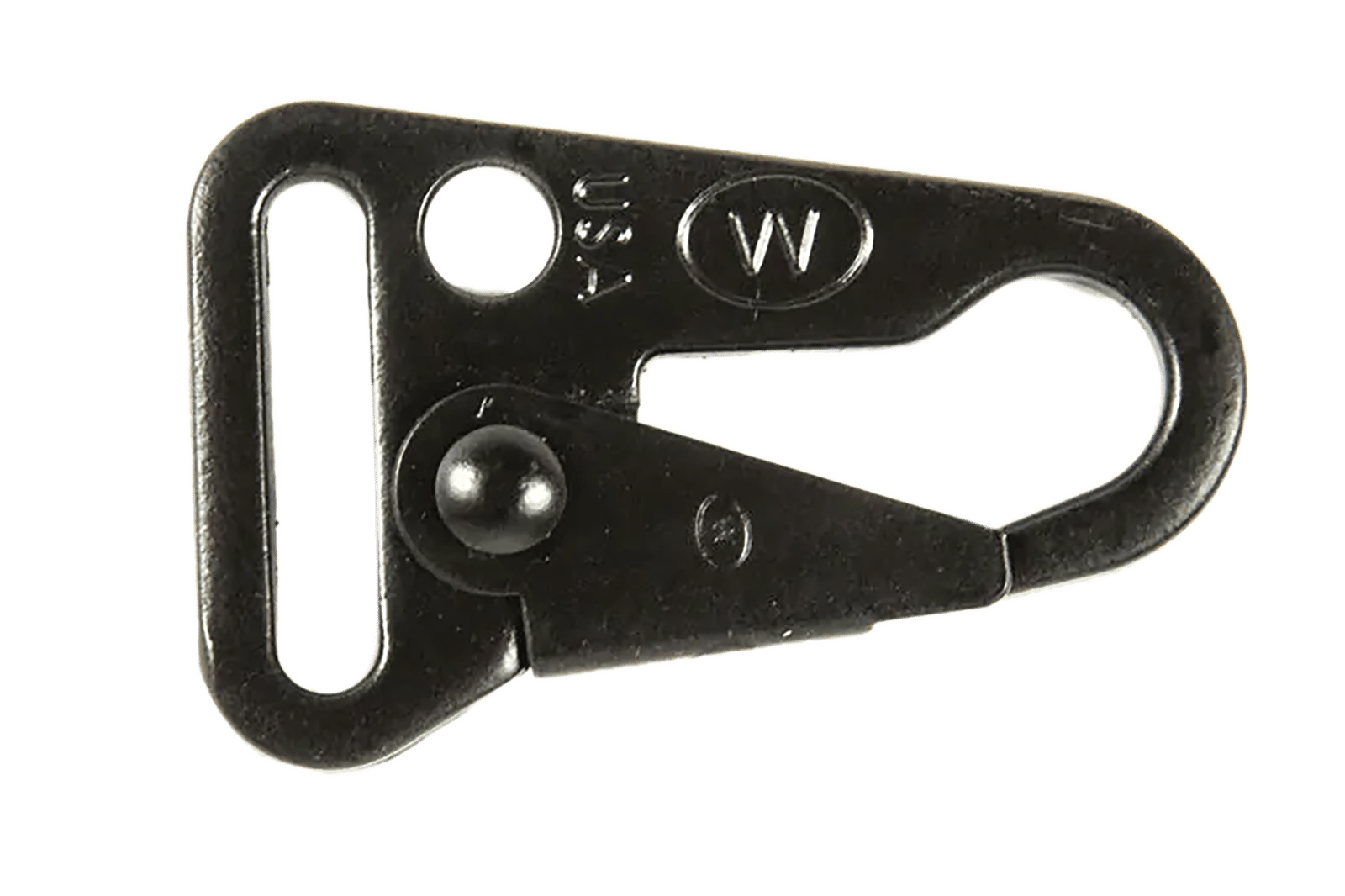 Blue Force Gear HK100  Sling Snap Hook Black Steel 1" Sling Loop