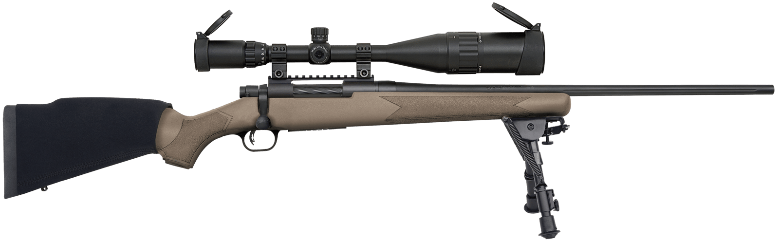 Mossberg 28019 Patriot Night Train 6.5 Creedmoor 5+1 24" Matte Blued Flat Dark Earth Right Hand 6-24x50mm Scope