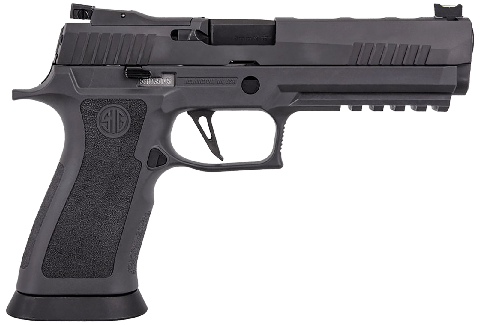 Sig Sauer 320X59LEGIONR210 P320 X-Five Legion *MA Compliant 9mm Luger 5" 10+1 Legion Gray Polymer Frame Legion Gray Stainless Steel Slide with Legion Gray TXG Grip