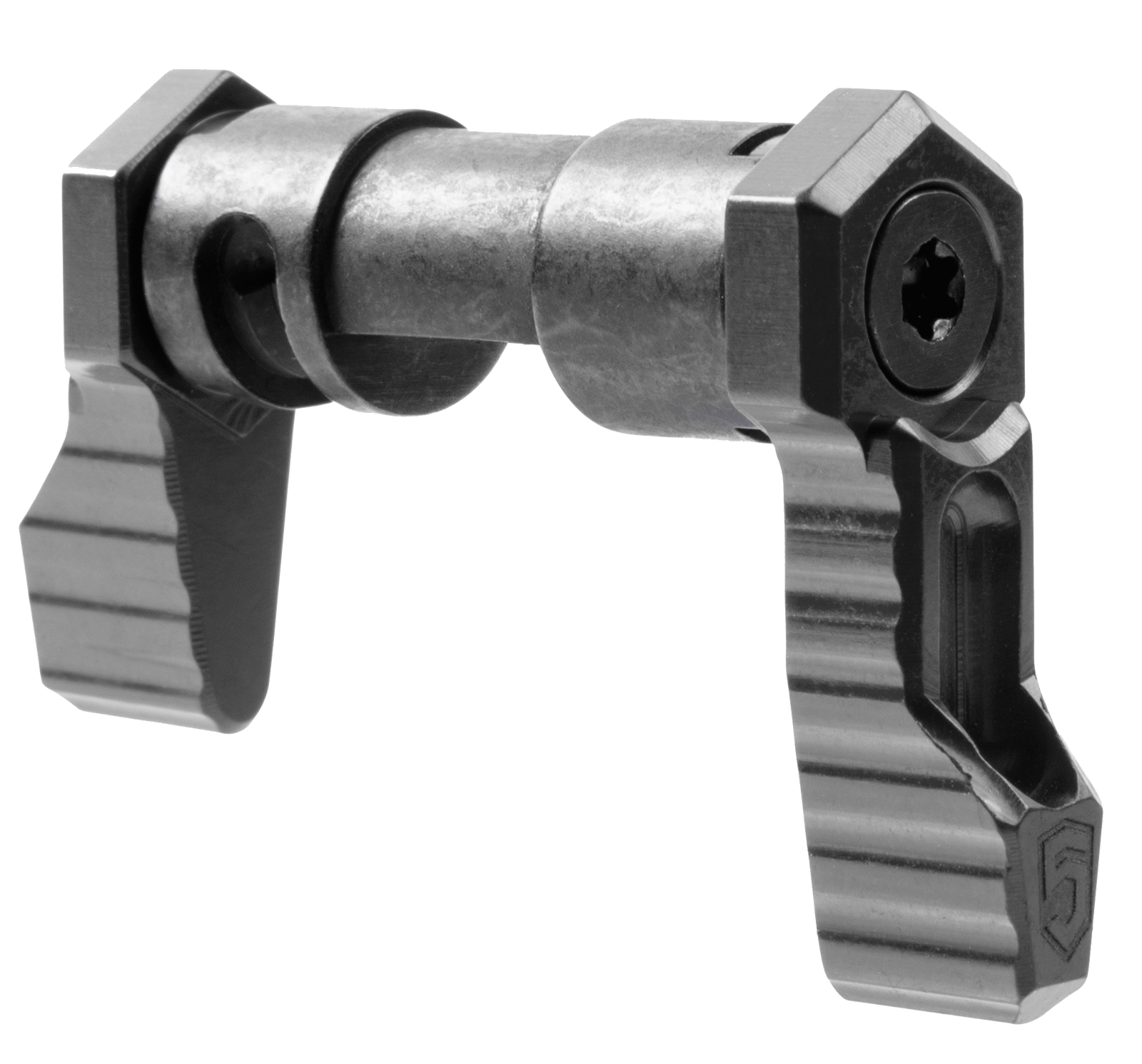 Phase 5 Weapon Systems SAFE90BLK Safety Selector 90 Degree AR-Platform Black Anodized Aluminum Ambidextrous