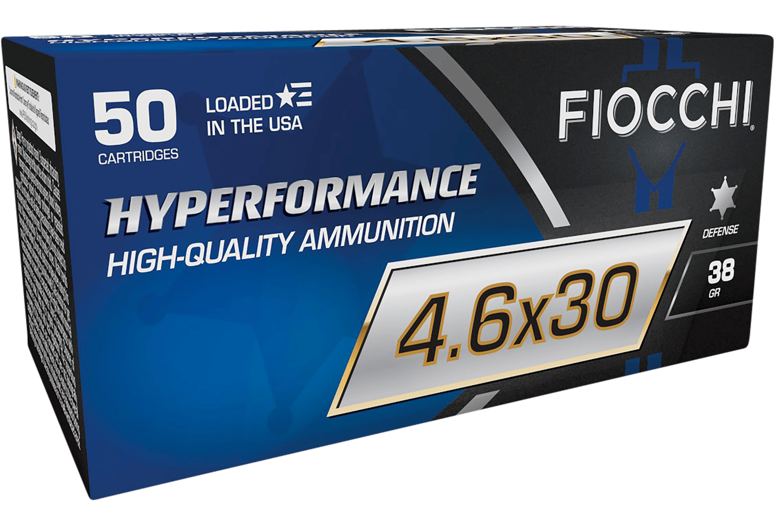 Fiocchi 46EXD Hyperformance  4.6x30mm 38gr Tipped Hollow Point 50 Per Box/20 Case