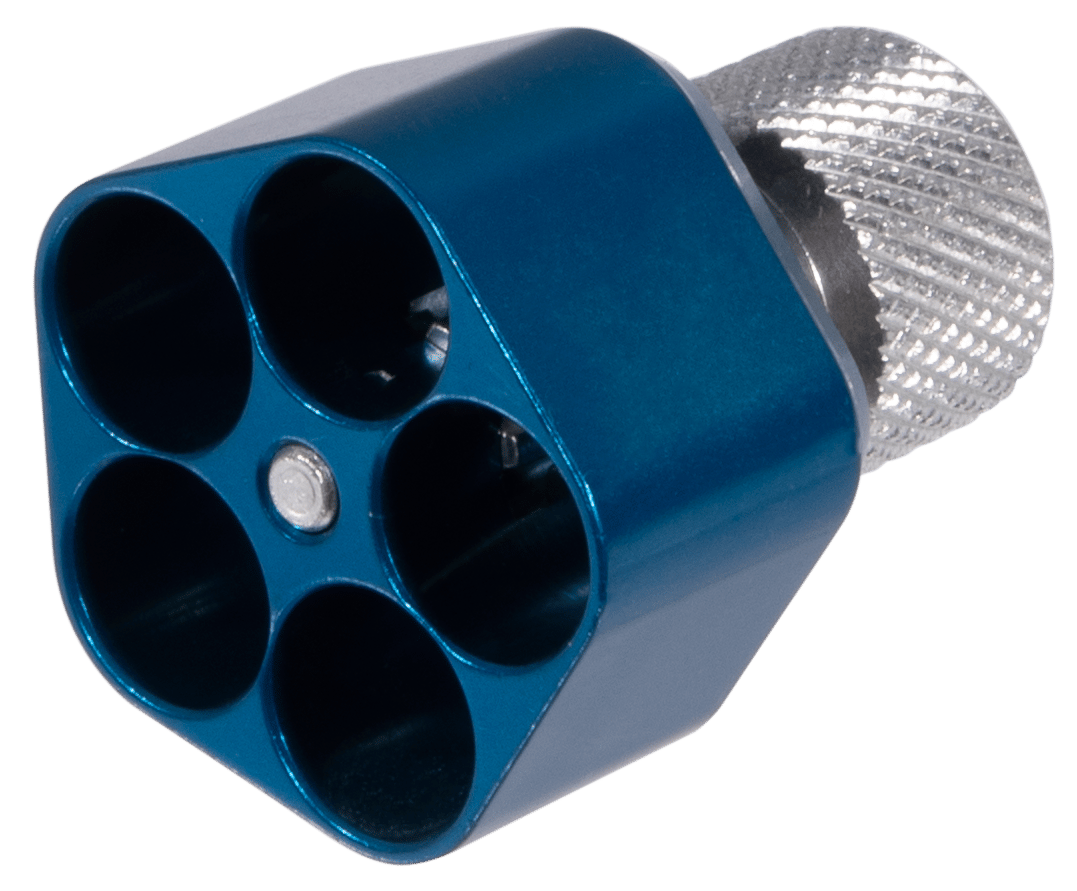 Pachmayr 02650 Competition Speedloader made of Aluminum with Blue Finish for S&W J Frame