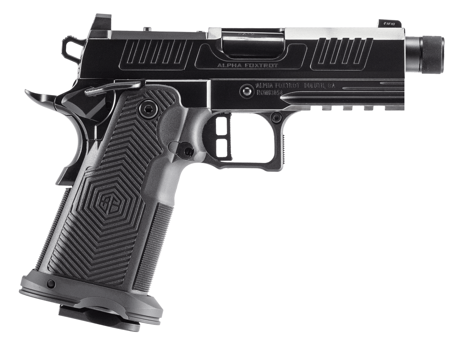 Alpha Foxtrot AA39X1QIB-PDBK19 AF1911 Romulus 9mm Luger 3.50"