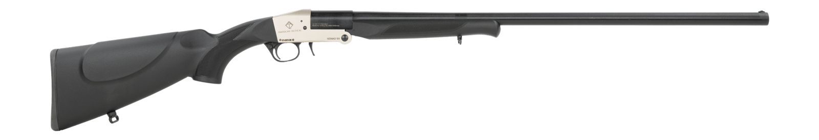 ATI ATIG28NMD26G3 Nomad Gen3 28 Gauge Break Open 3" 1rd 26" Black Single Shot Barrel, Fixed Black Synthetic Stock