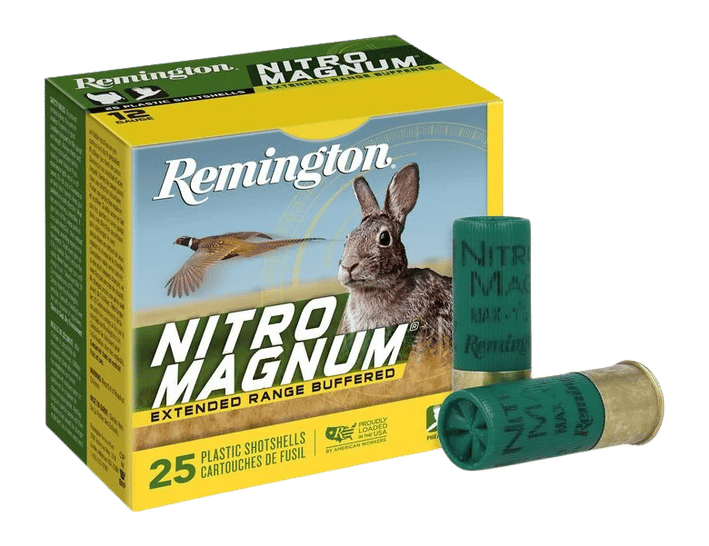 Remington Ammunition 26678 Nitro Magnum  12Gauge 2.75" 1 1/2oz 4Shot 25 Per Box/10 Case
