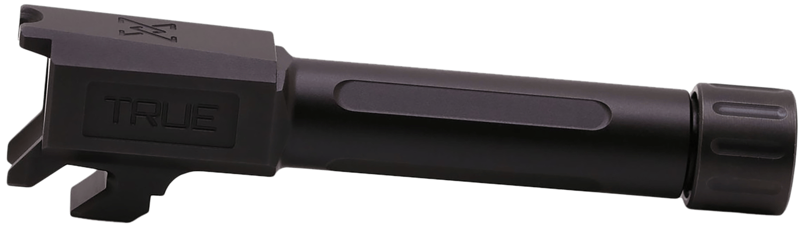 True Precision Inc TPSHCBXTBL Springfield  9mm Luger 3.10" Threaded Black Nitride Stainless Steel, Fits Springfield Hellcat