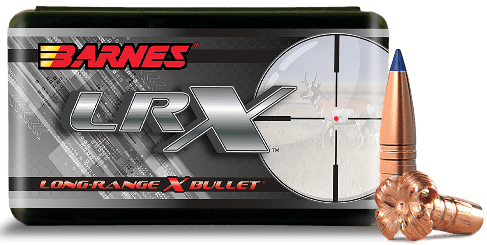 Barnes Bullets 30374 LRX Long Range 30Cal 200gr Boat Tail 50/Box