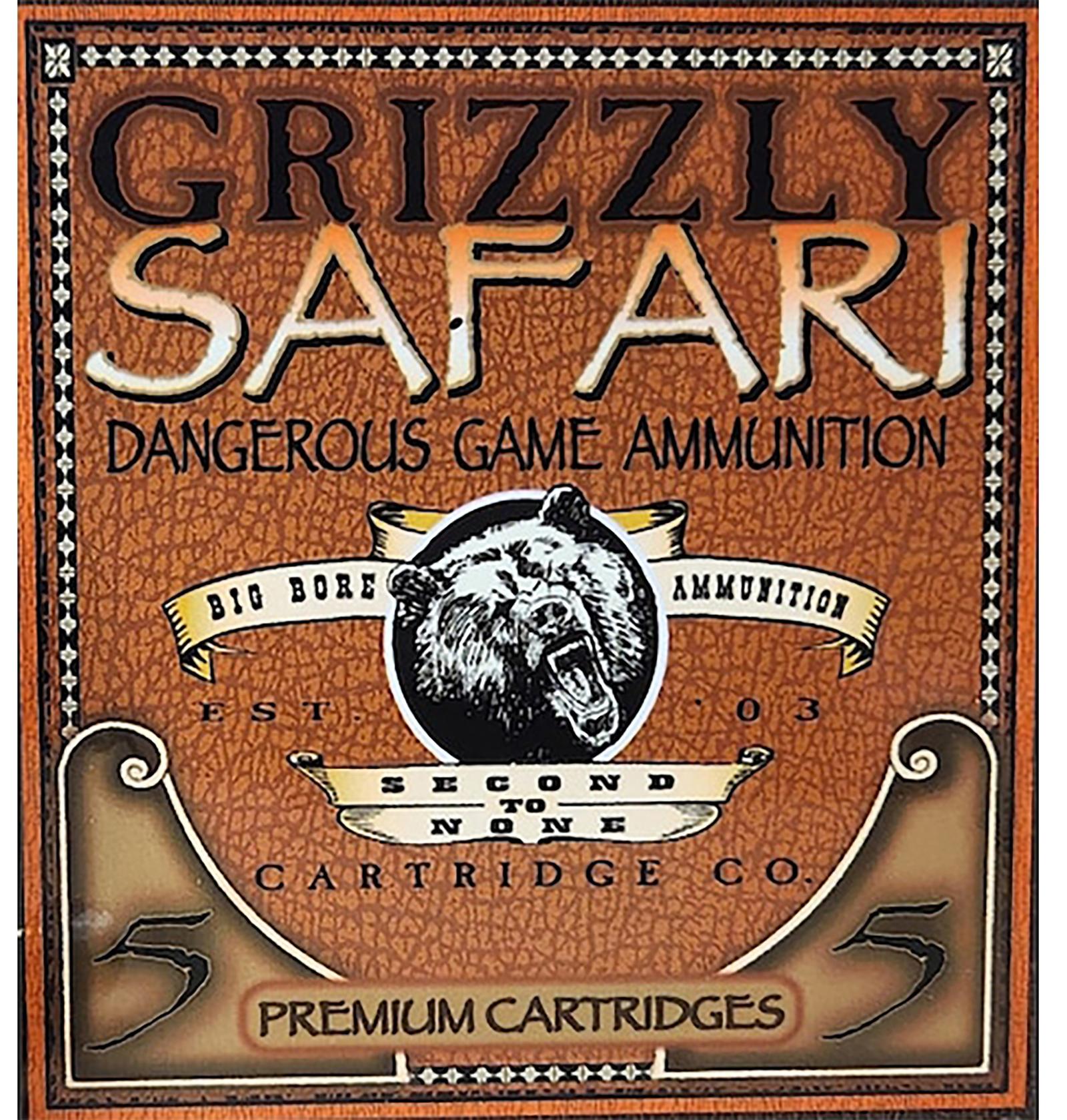 Grizzly Ammo GC47NE2   470NitroExpress 500gr Solid Brass 5 Per Box/10 Case