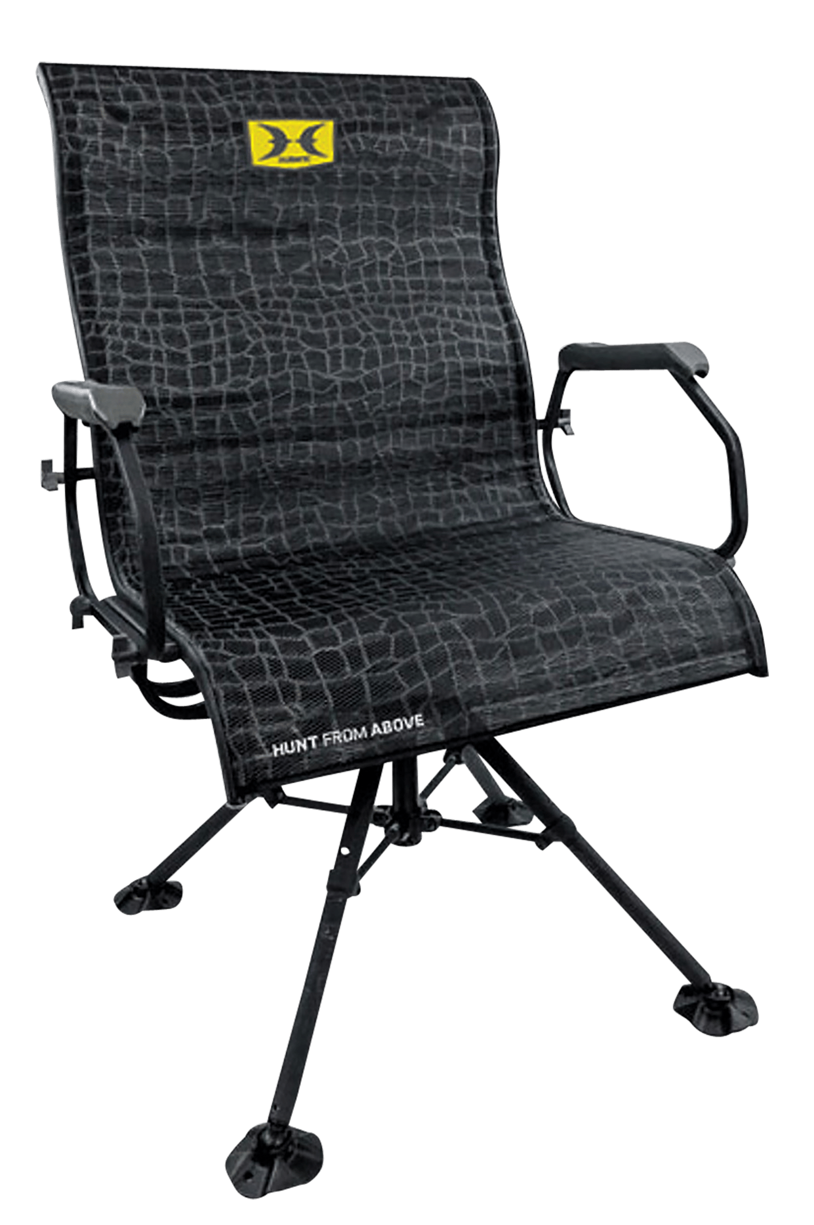 Hawk HWK3115 Big Denali Blind Chair Folding Black Mesh