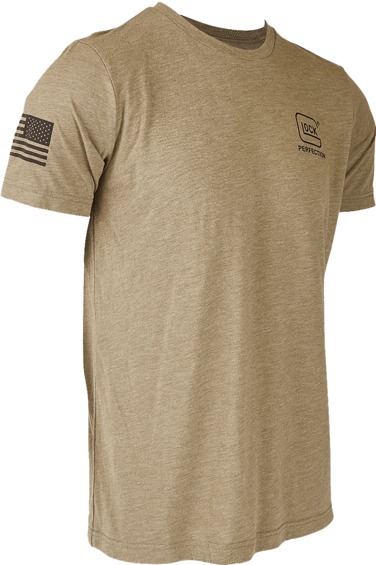 Glock AP96312 2nd Amendment Tee  Olive Cotton/Polyester Short Sleeve Small