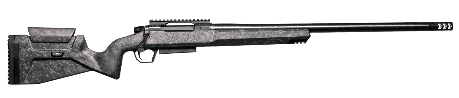 Christensen Arms 8011400201 MCR  6.5 Creedmoor 4+1 22" Carbon Fiber Threaded Barrel, Picatinny Rail Receiver, M-LOK Forend, Black Adj Cheek Riser w/Pistol Grip Carbon Fiber Stock