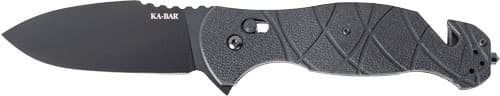 KA-BAR COYTU FOLDER 3.5" DEEP BELLY DP CROSSBAR W/CUTTER