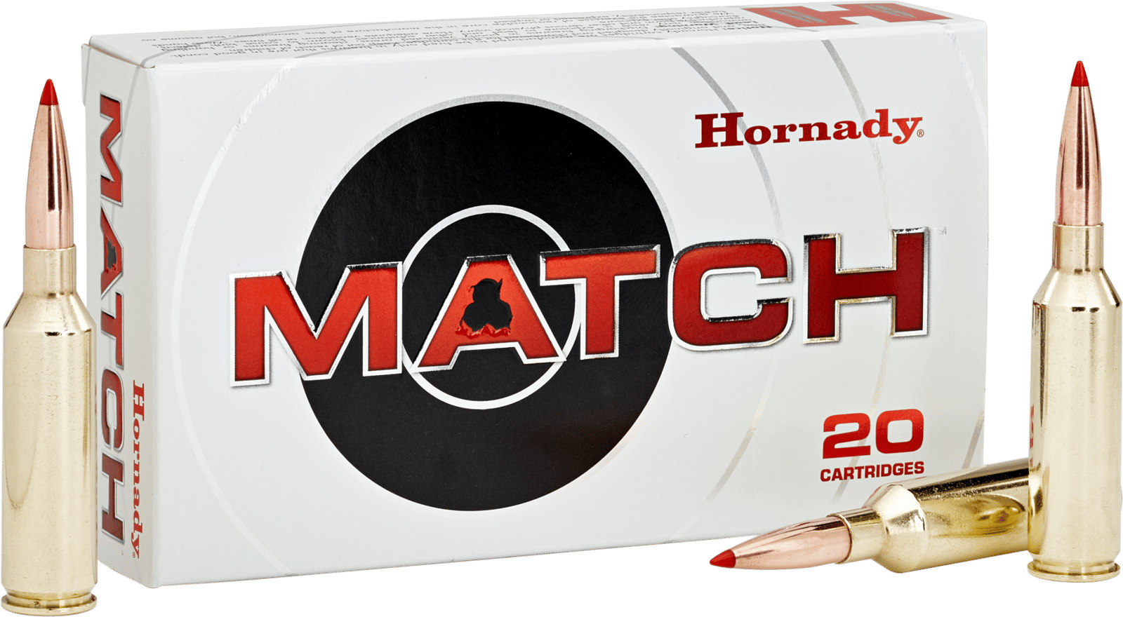 Hornady 82180 Match  300WinMag 195gr Extremely Low Drag Match 20 Per Box/10 Case