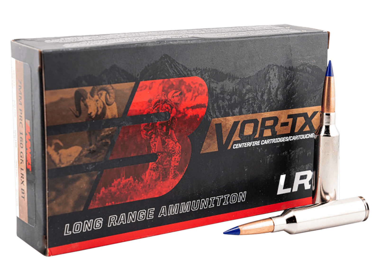 Barnes Bullets 32245   7mmPRC 160gr LRX Boat Tail 20 Per Box/10 Case