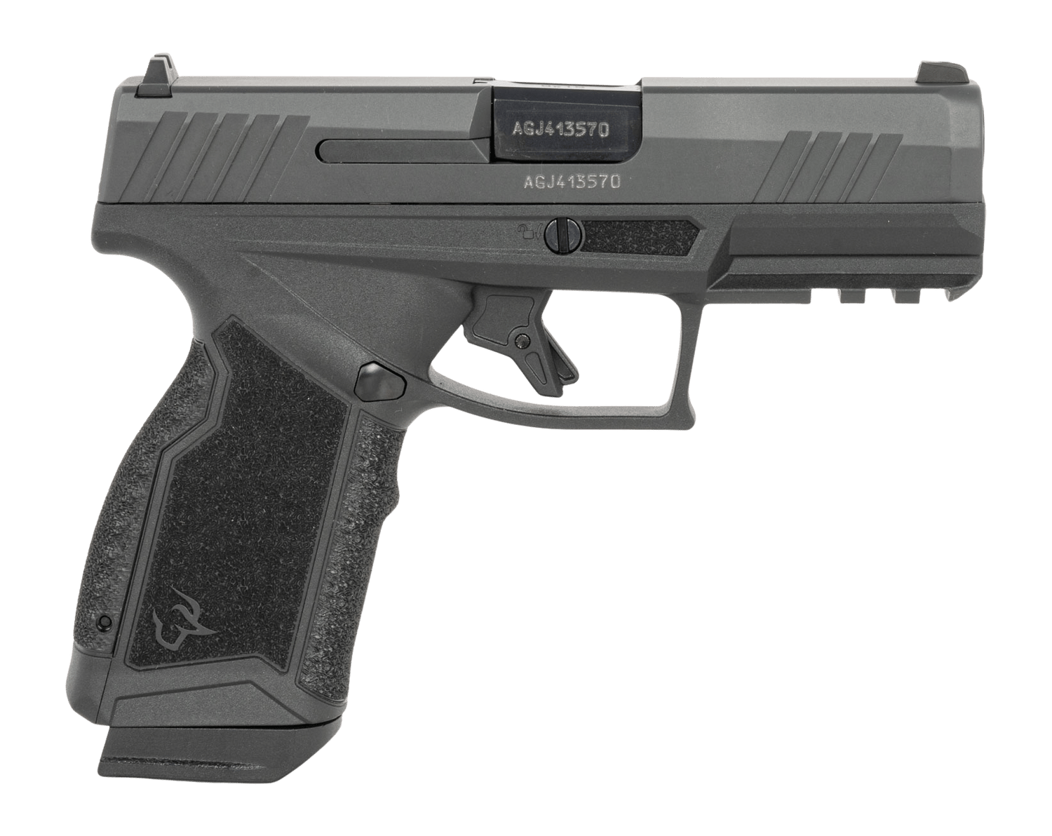 Taurus 1-GX4CR941-5X10 GX4 Carry Compact 9mm Luger 15+1 3.70" Satin Black DLC Barrel, Black Gas Nitride Alloy Steel Serrated Slide, Matte Black Stainless Steel Frame w/Picatinny Rail, Interchangeable