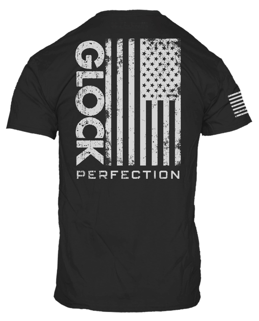 GLK AP96392 PERFECTION FLAG TEE M   BLK