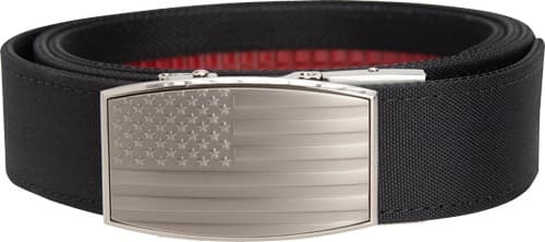 NEXBELT ASTON USA EMBOSSED GUN BELT 1.5" BLK UP TO 50" WAIST