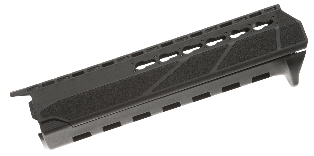 BCM PKMRMIDBLK BCMGunfighter PKMR AR-15 Black Textured Polymer Mid-Length KeyMod