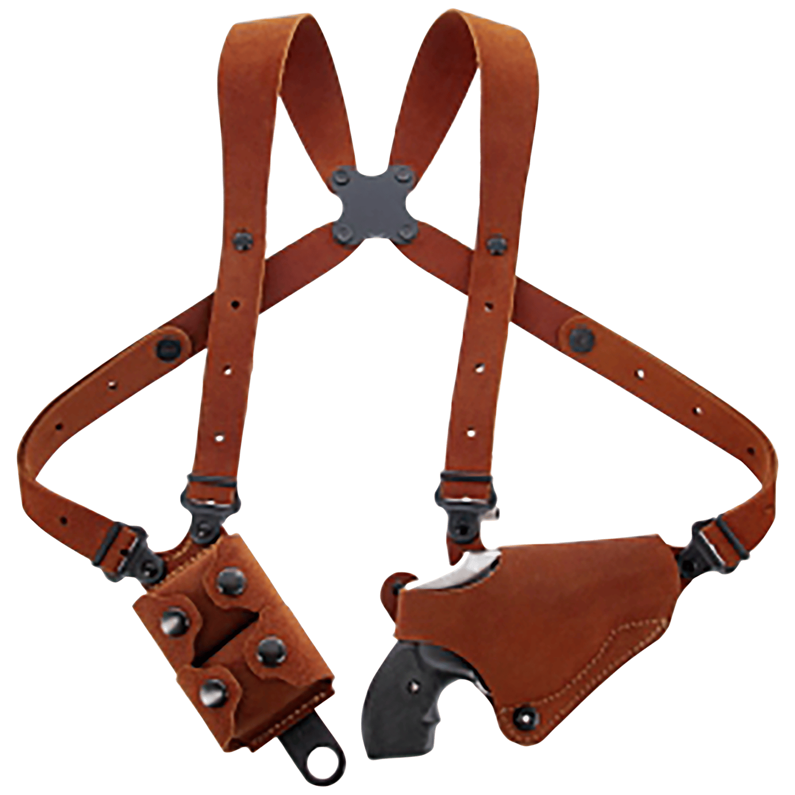 Galco CL2160 Classic Lite 2.0 Shoulder System Size Fits Chest Up To 56" Natural Leather Shoulder Fits S&W J Frame Fits Charter Arms Undercover Right Hand