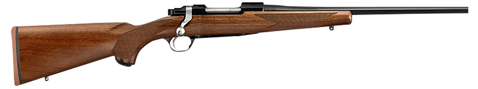 Ruger 37140 Hawkeye Compact 7mm-08 Rem 4+1 16.50" Satin Blued Alloy Steel Barrel, Steel Receiver w/Integral Scope Mount, American Walnut Fixed Stock, Right Hand