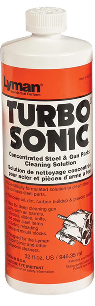 Lyman 7631715 Turbo Sonic Gun Parts Cleaning Solution Against Grease, Dust, Oil 32 oz Bottle
