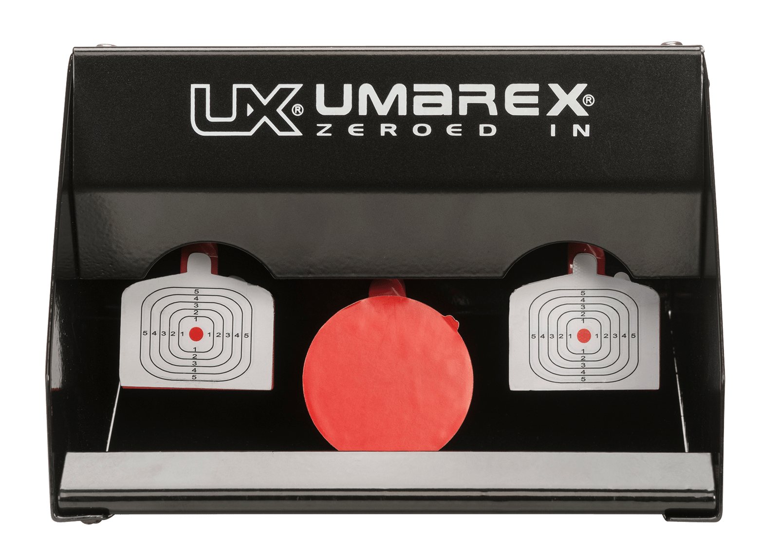 Umarex 2218075 Trap Shot Re-Setable Steel Red/White Target Air Rifle