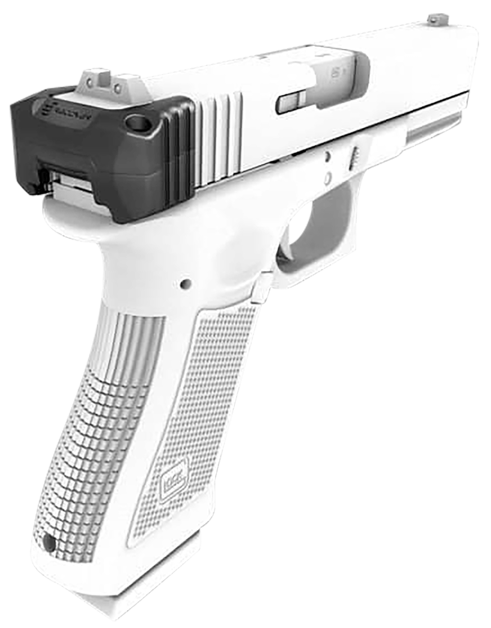 Recover Tactical GCH4301 Upper Charging Handle  Compatible w/Glock 43, Black Polymer, Ambidextrous