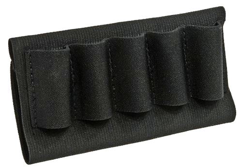 Blackhawk 74SH02BK Buttstock Shell Holder  Black Nylon 5rd Shotgun
