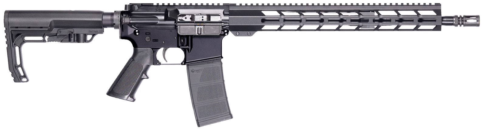 Patriot Ordnance Factory 02317  P-15 Base 5.56 NATO 10+1 16.50" Black Anodized A2 Style Grip *California Compliant