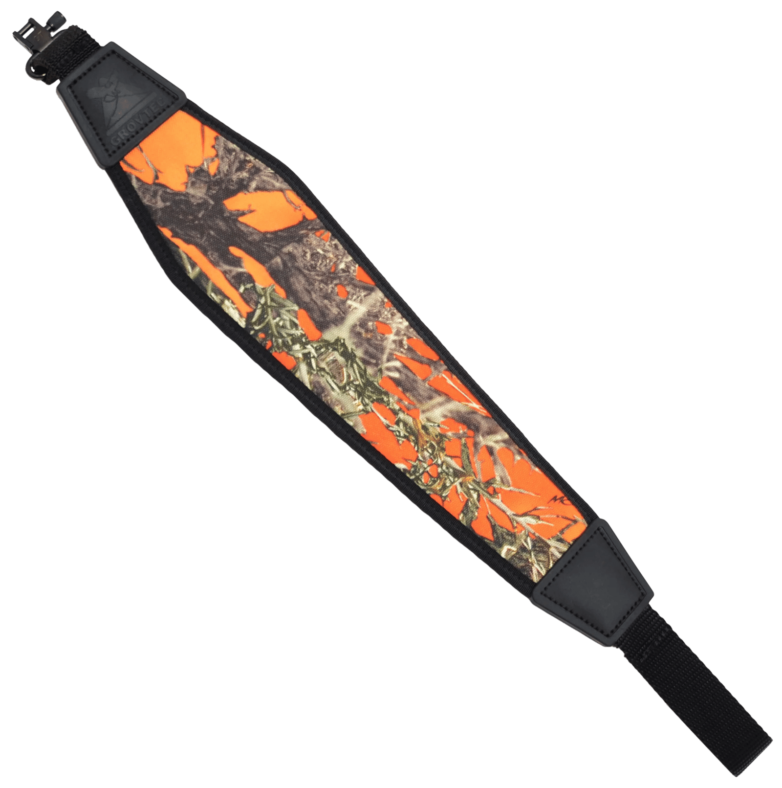 GrovTec US Inc GTSL32 GT  TrueTimber Blaze Orange Nylon 48" OAL Adjustable Rifle/Shotgun