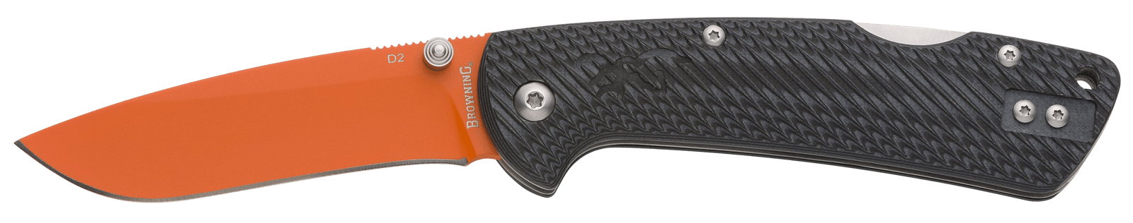 Browning 3220499 Back Country  Small Fixed Deep Belly Skinner Plain D2 Steel Blade/G10 Handle