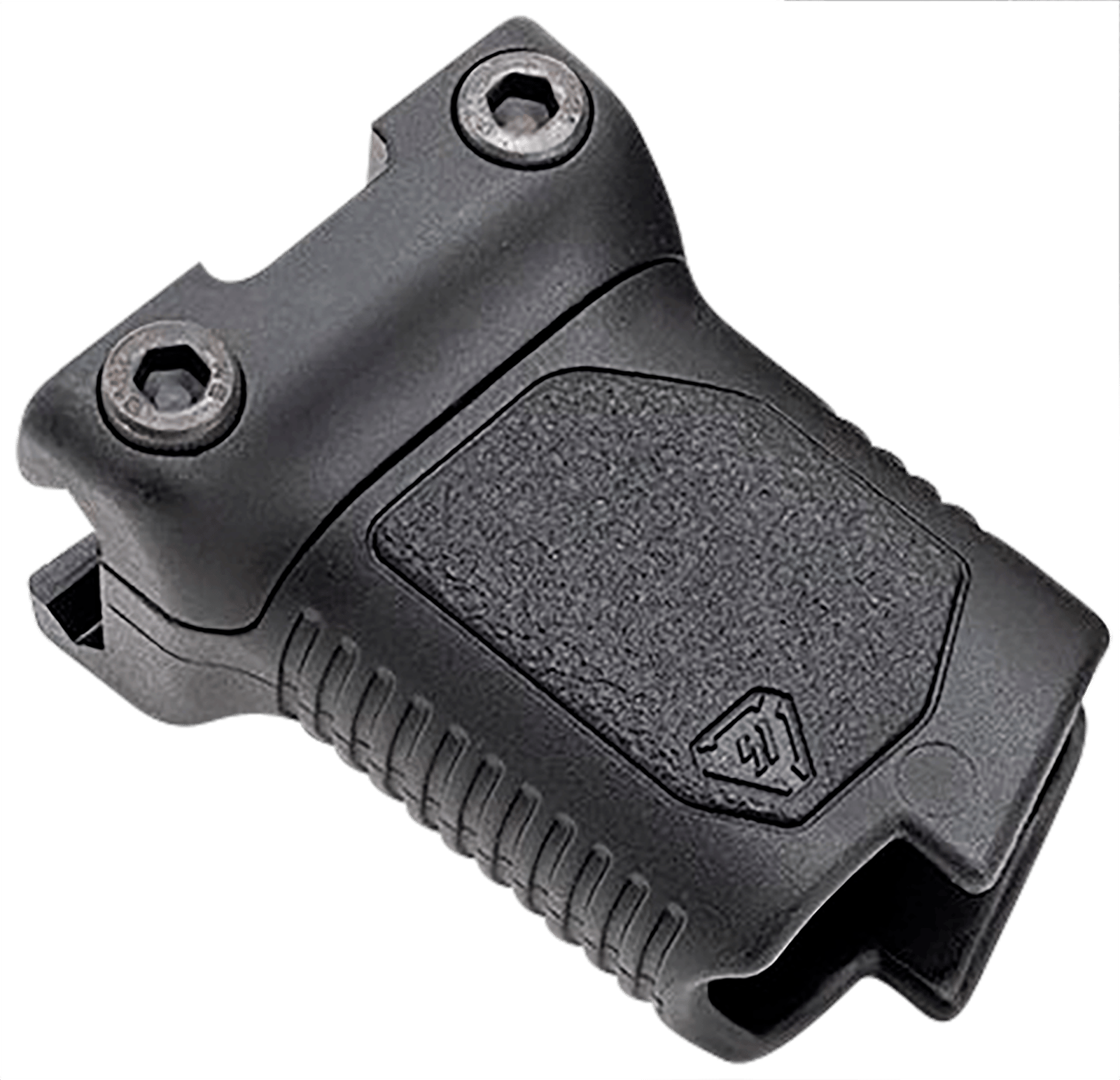 Strike Industries ARCMAGRAILSBK Angled Vertical Grip Short Black Polymer with Cable Management Storage for Picatinny Rail