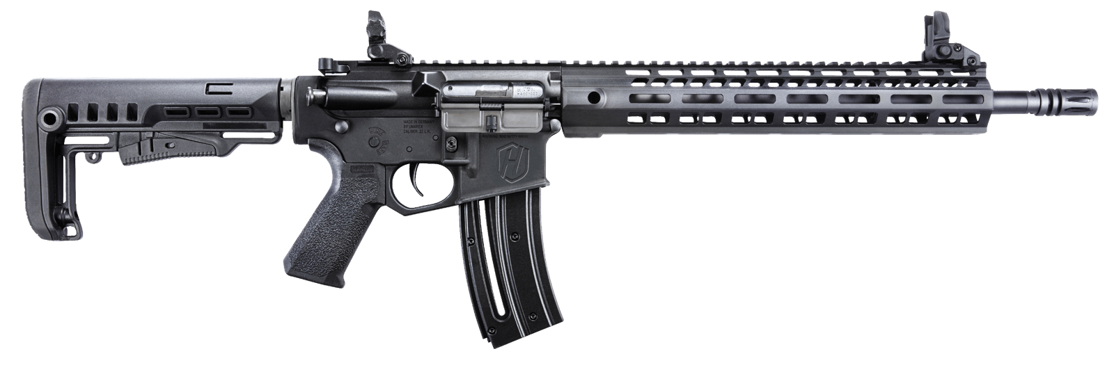 Hammerli Arms 5760500 Tac R1  22 LR 20+1 16.10" Threaded Barrel w/Removeable Flash Hider, Aluminum Upper & Lower Receivers, 13" M-Lok Handguard, 5 Position Stock Includes 1 Magazine