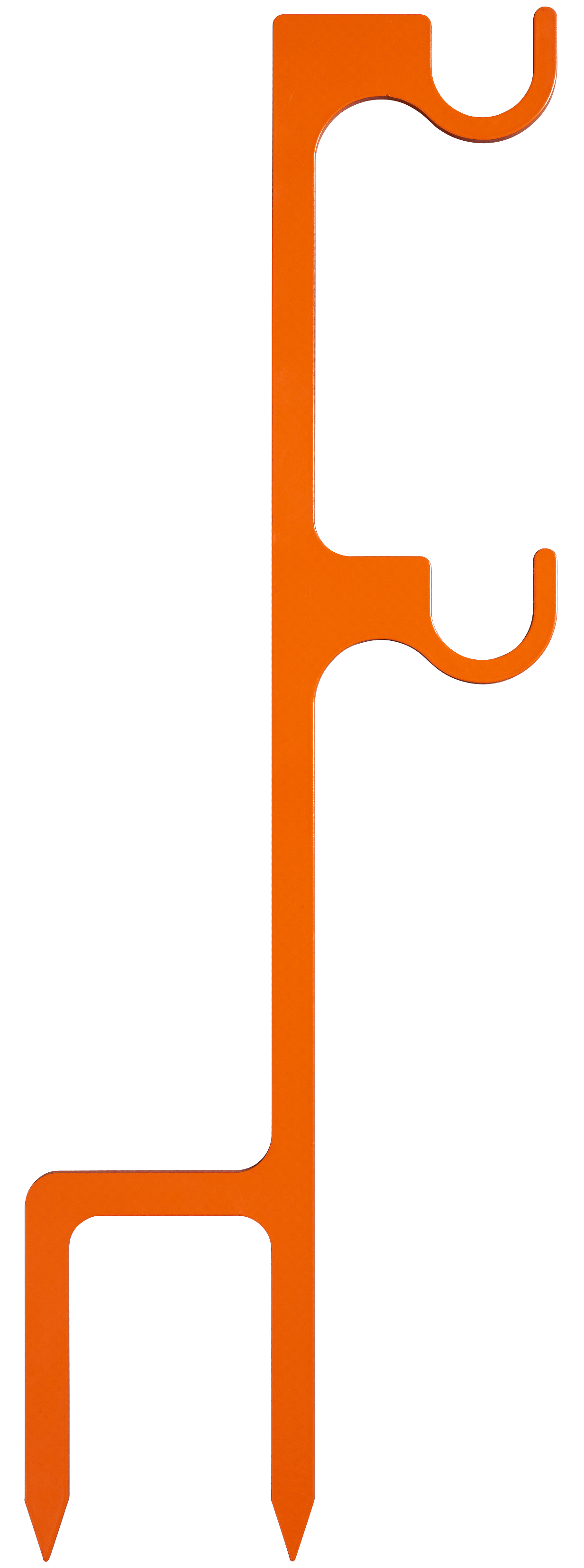 Champion Targets 44915C Impact Steel Double Hanger Stake Rimfire Orange