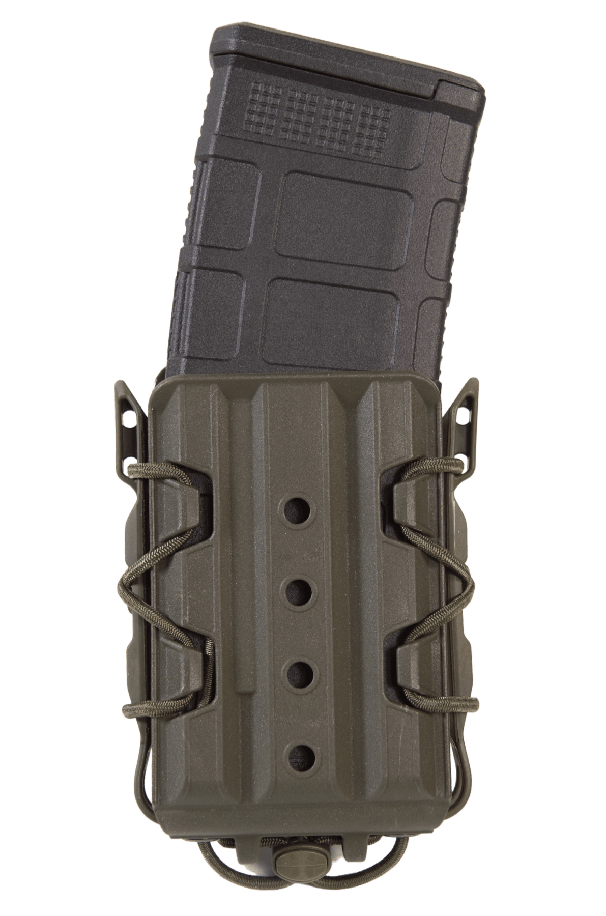 High Speed Gear 16TA01OD TACO V2 OD Green Polymer, 2" Belt Clip/MOLLE U-Mount, Compatible w/ Rifle Mags