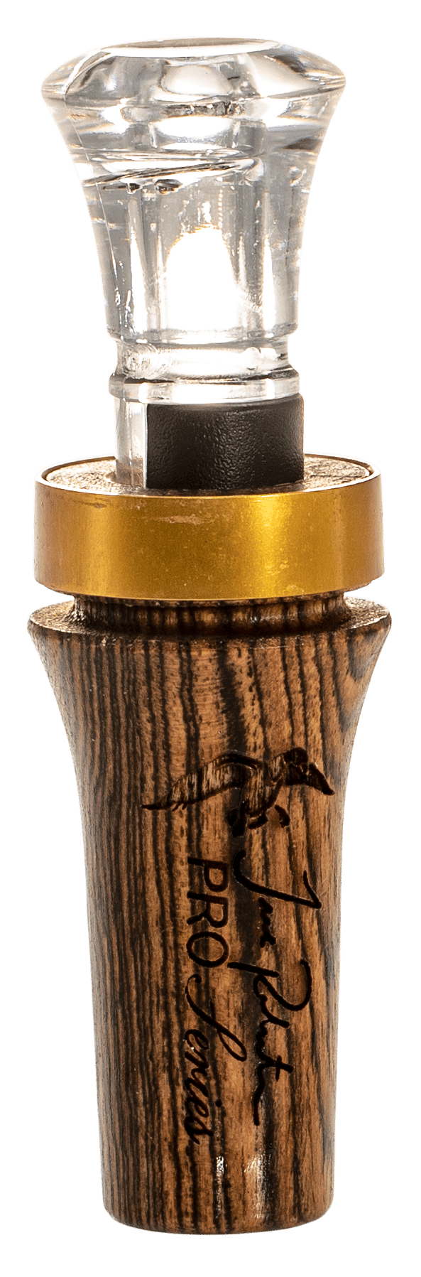 Duck Commander DCPROB Pro Series Bocote Open Call Double Reed Mallard Hen Sounds Attracts Ducks Brown Wood