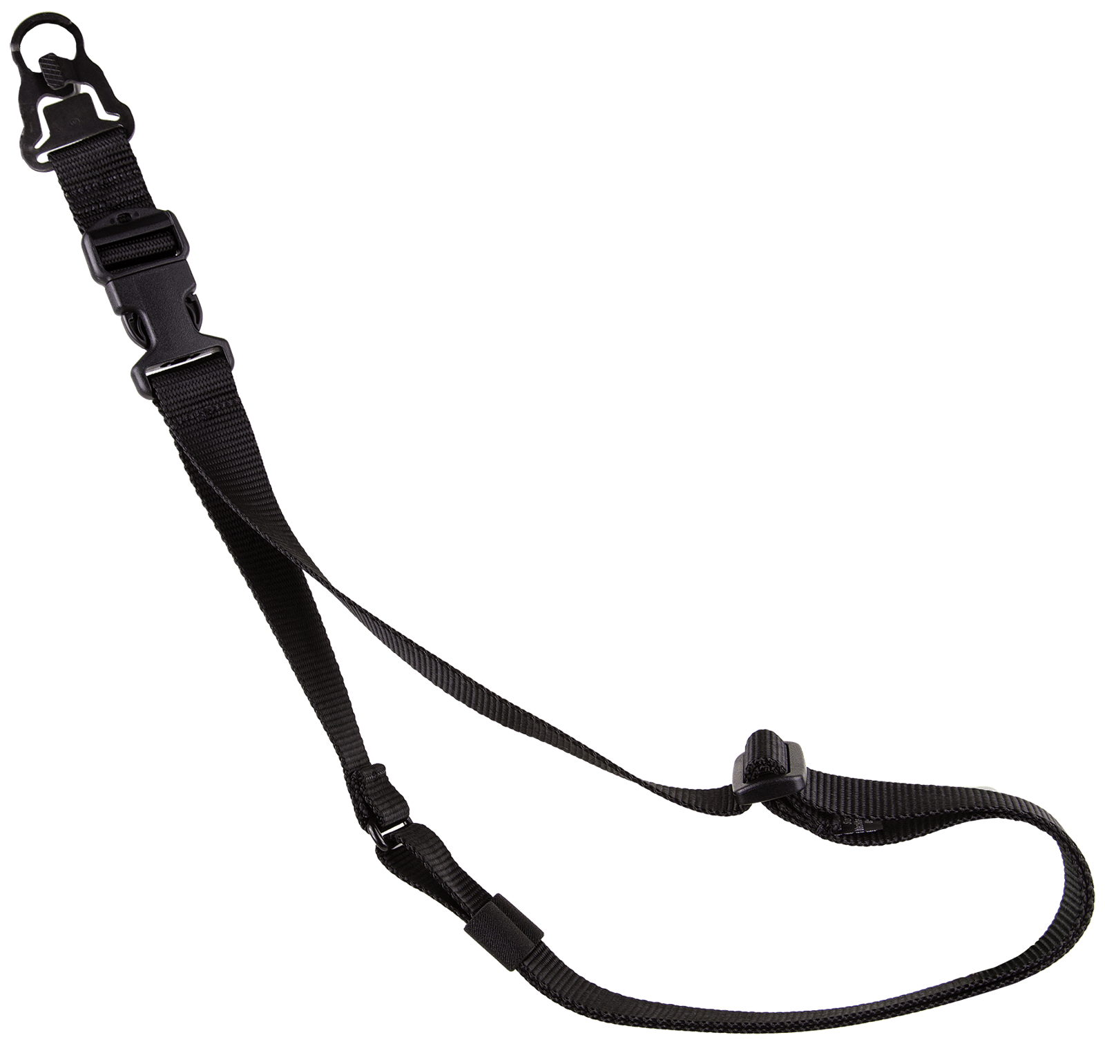 Blackhawk 70GS15BK Storm Rifle Sling Black Nylon Webbing 2" Wide QD Single-Point Design