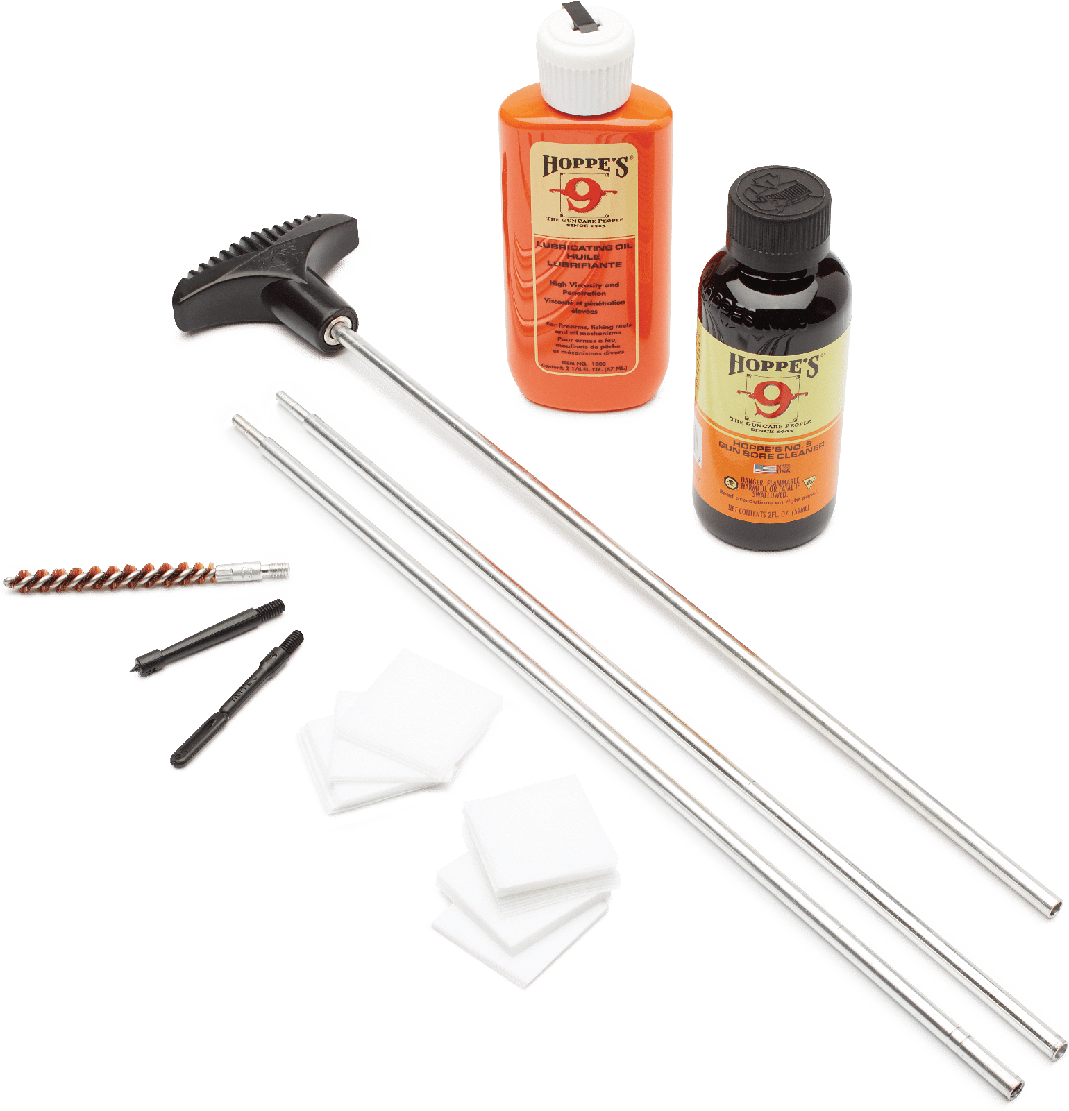 Hoppe's U22B Rifle Cleaning Kit 22 / 250 Cal (Clam Pack)