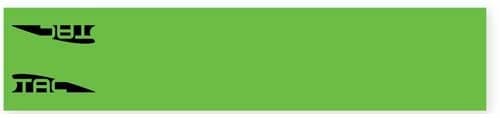 TAC VANES STANDARD ARROW WRAP 4.675" GREEN 13 PACK