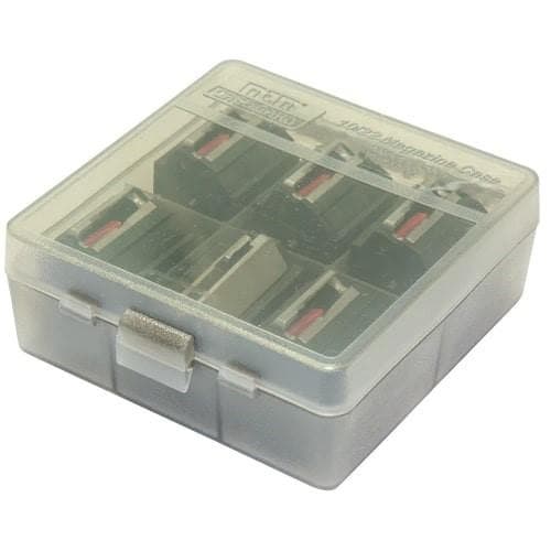 MTM 10/22 Rotary Magazine Case Clear Smoke