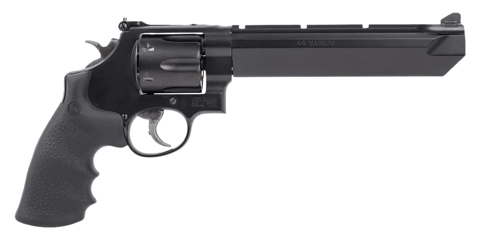 Smith & Wesson 170323 Performance Center 629 Stealth Hunter 44 Rem Mag 6rd 7.50" Matte Black Stainless Steel Black Polymer Grip