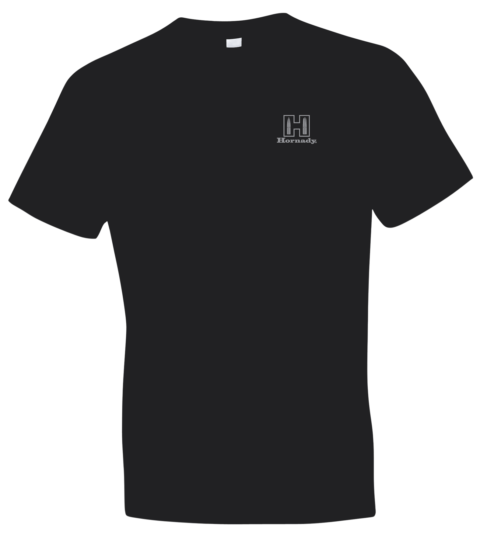 Hornady Gear 30123 Fueled By Hornady  Black Cotton, Short Sleeve Semi-Fitted Large
