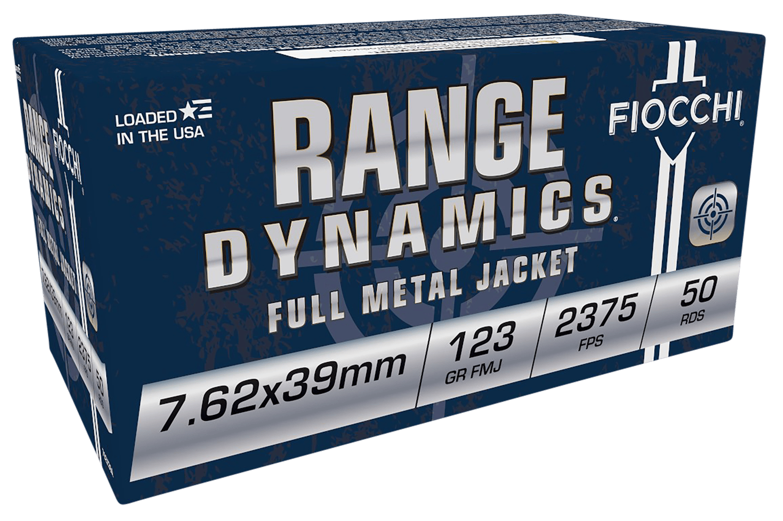 Fiocchi 762X39A Range Dynamics  7.62x39mm 123gr Full Metal Jacket 50 Per Box/10 Case
