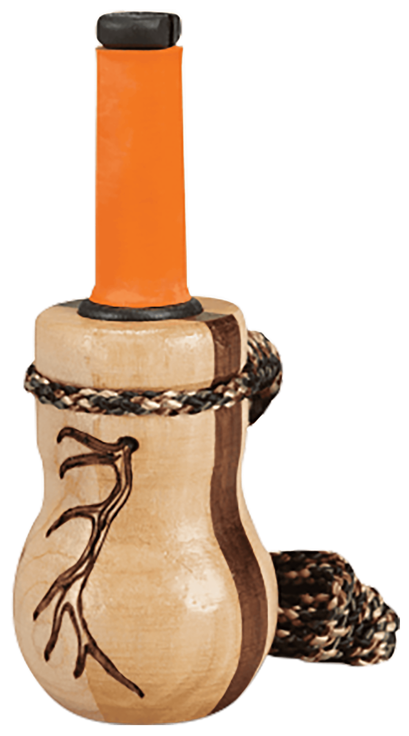 Wayne Carlton's Calls HSWCC70167 Lil' Heifer Cow Call Calf/Cow Sounds Walnut/Maple Wood Barrel