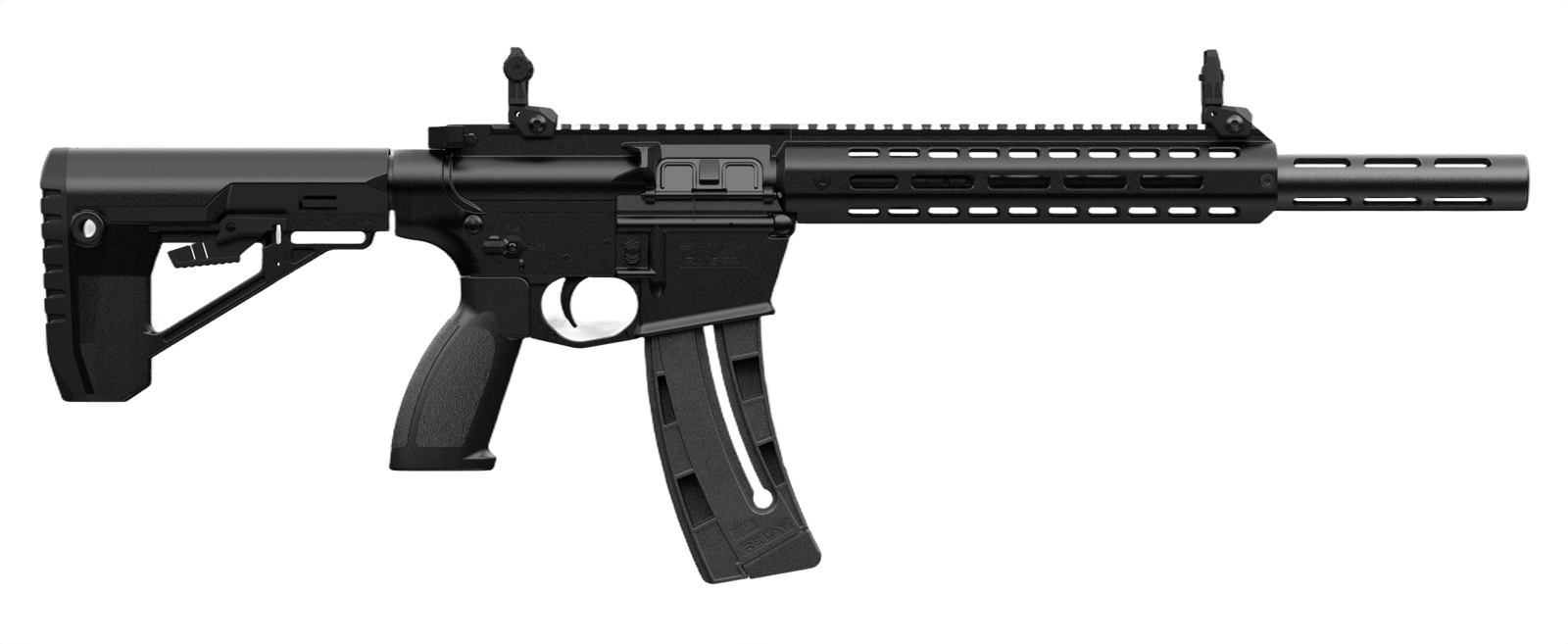 Retay USA RA1522BLKMLOK RA1522 22 LR 25+1 18" Black Chrome Threaded Barrel, Black Aluminum Receiver w/Picatinny Rail, M-LOK Handguard, Adjustable Black Polymer Stock, Black Polymer Grip