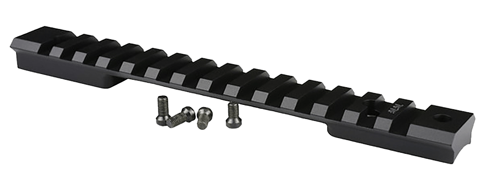 Warne 7651M Mountain Tech Tactical Rail Black Anodized Aluminum Howa 1500/1700 Long Action, 0 MOA