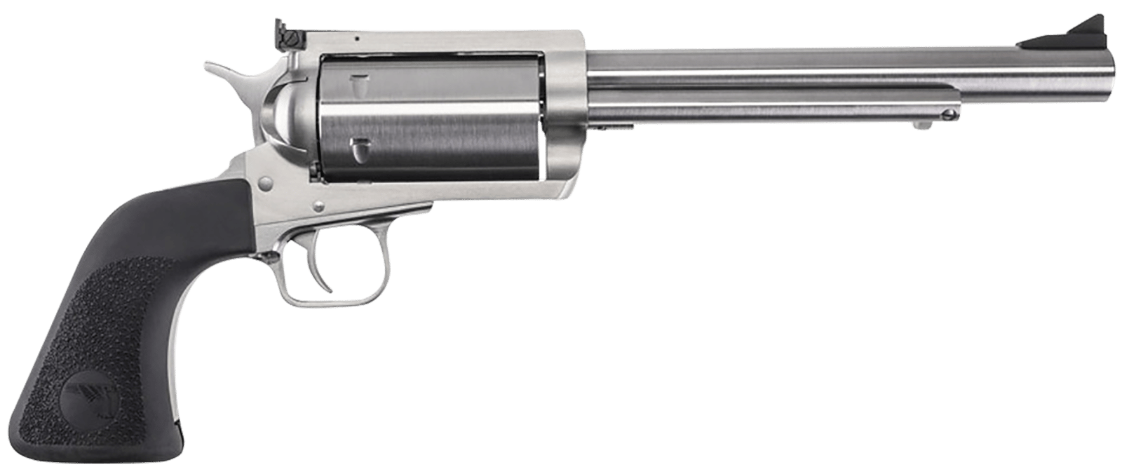 Magnum Research BFR303076 BFR Extra Large 30-30 Win 6 Shot 7.50" Brushed Rifled Steel Barrel & Cylinder, Stainless Steel Frame, Black Hogue Rubber Grip, Exposed Hammer