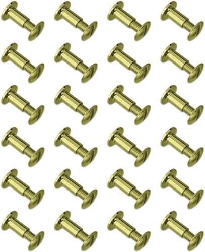 GROVTEC BRASS CHICAGO SCREWS 24-PACK
