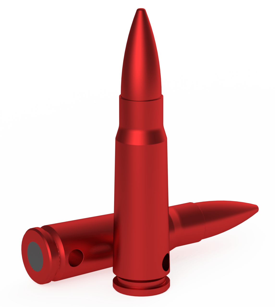 Birchwood Casey BC-DCTR-762 Duracap Training Rounds 7.62X39 Aluminum 4PK