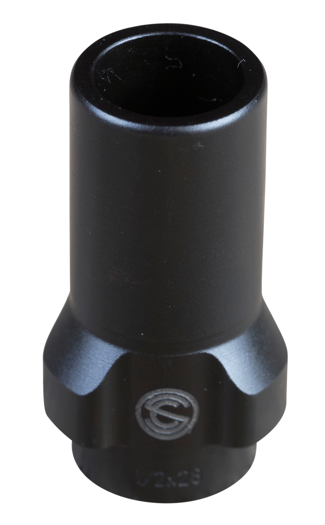 SilencerCo AC2607 3-Lug Muzzle Device 9mm Luger 1/2"-36 tpi Steel